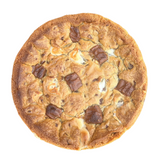 Snickers Cheesecake Deep Dish Cookie Pie