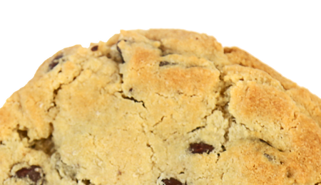 Closeup of the OG chocolate chip cookie