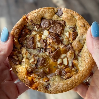 Snickers Cheesecake Cookie